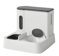 Automatic Pet Feeder & Water Dispenser with Dual Bowl Design
