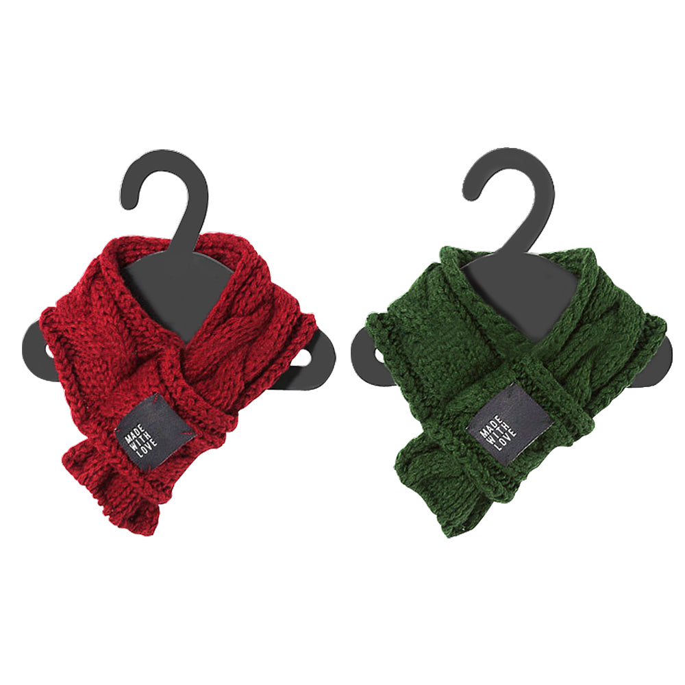 Thick Warm Pet Scarf for Dogs & Cats