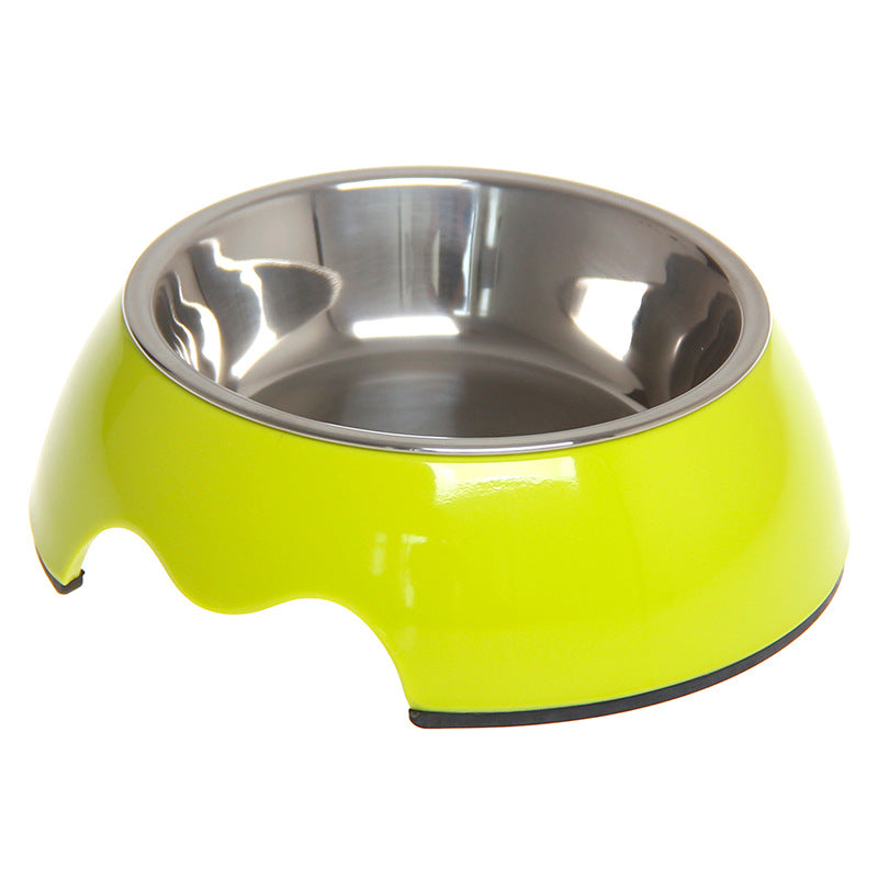 Non-Slip Stainless Steel Pet Bowl for Dogs & Cats
