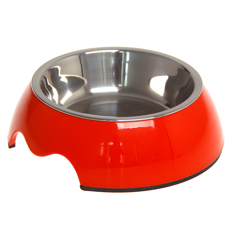 Non-Slip Stainless Steel Pet Bowl for Dogs & Cats