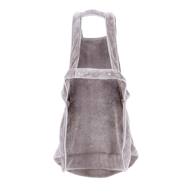 Plush Pet Carrier Apron for Cats & Dogs