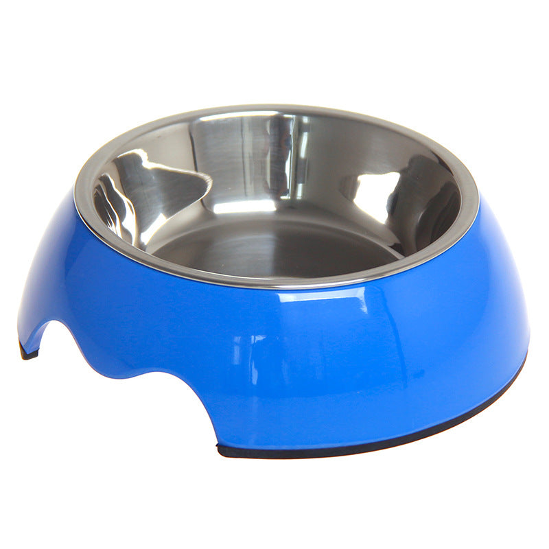 Non-Slip Stainless Steel Pet Bowl for Dogs & Cats